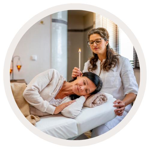 Professioneller Ohrkerzen Selbstlernkurs für Kosmetikerinnen